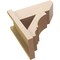 Ekena Millwork 7 1/2-in W x 16-in D x 16-in H Balboa Slat Rough Cedar Woodgrain TimberThane Outlooker, Primed Tan OUTUR075X16X16BOA24RCPR - alternate 4